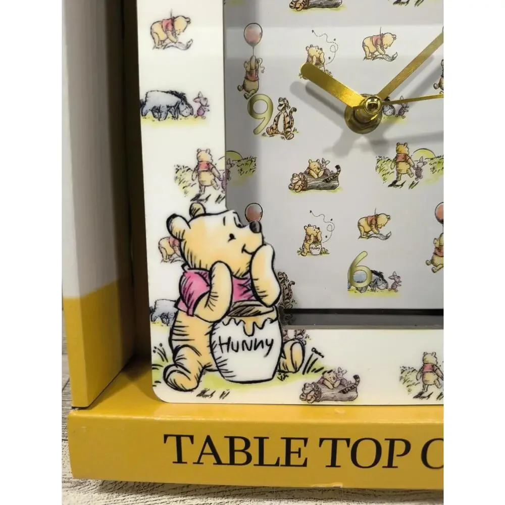 Disney Winnie The Pooh Table Top Analog Faced Clock 6